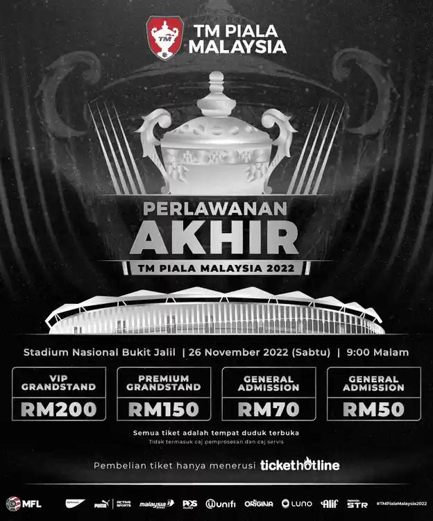 Tiket Final Piala AFC 2022 Mula Dijual Dengan Harga RM30